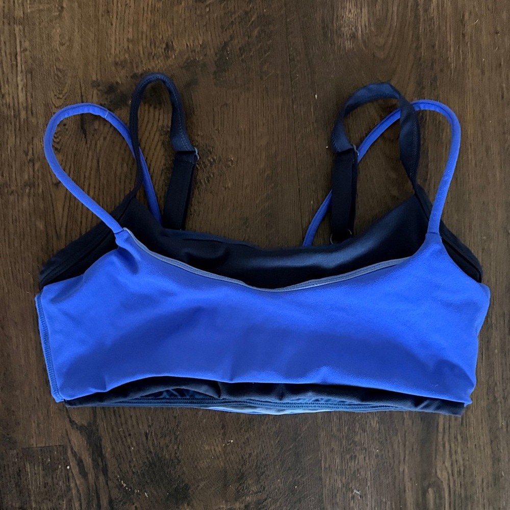 Blue Women's Sports Bra - Comfortable Support